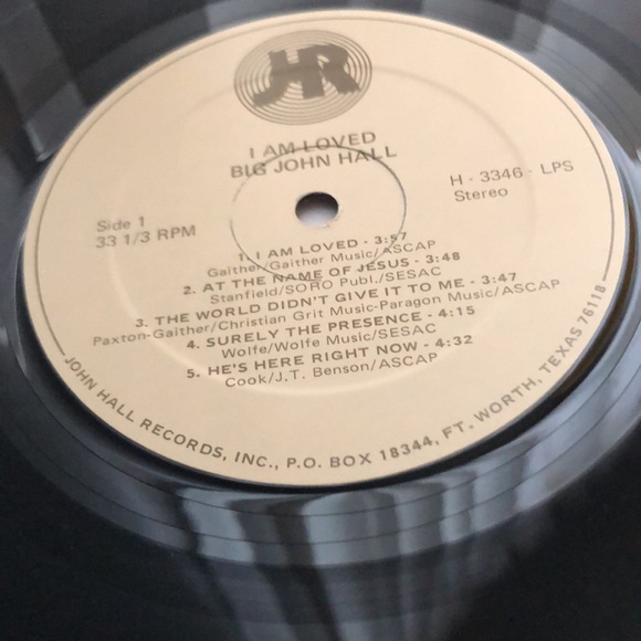 ***Free*** Big John Hall I Am Loved Vinyl Lp '77 - Picture 1 of 9